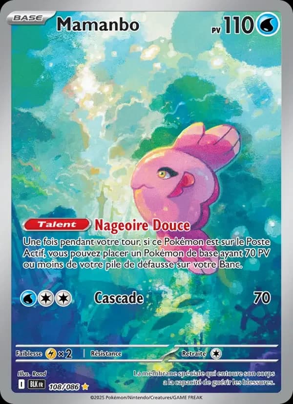 Carte Pokémon Mamanbo #108 — Foudre Noire