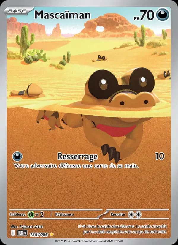 Carte Pokémon Mascaïman #135 — Foudre Noire