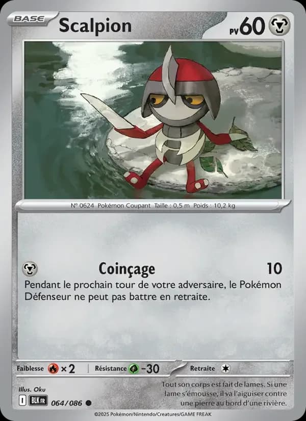 Carte Pokémon Scalpion #064 — Foudre Noire