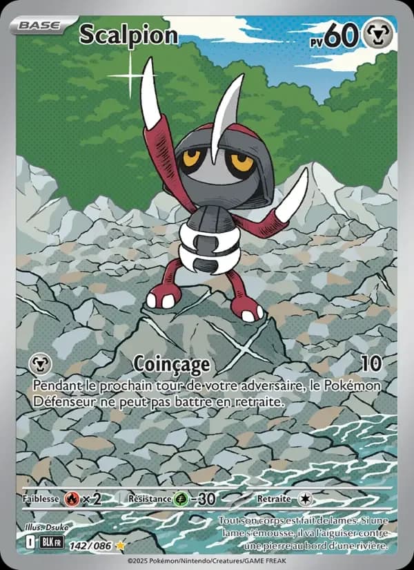 Carte Pokémon Scalpion #142 — Foudre Noire