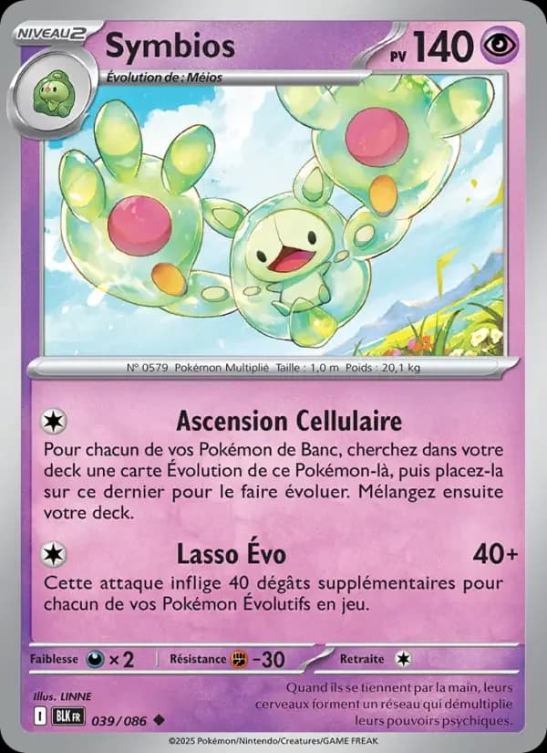 Carte Pokémon Symbios #039 — Foudre Noire