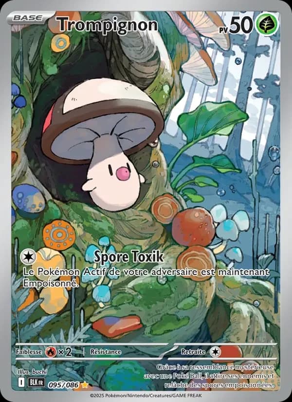 Carte Pokémon Trompignon #095 — Foudre Noire
