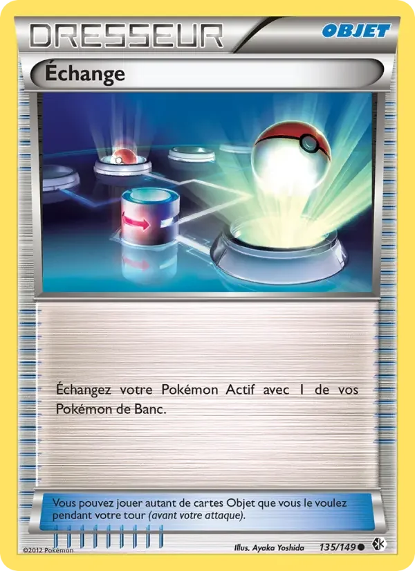 Carte Pokémon Échange #135 — Frontières Franchies