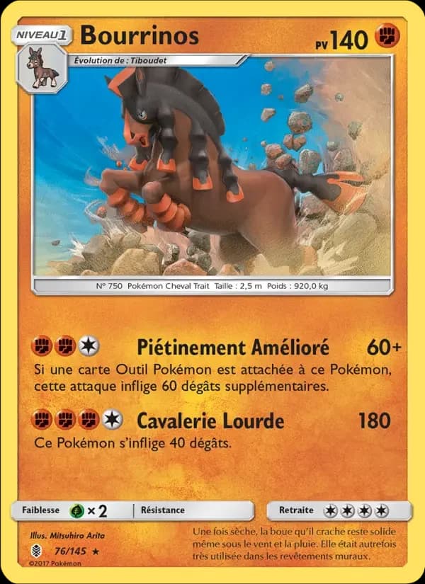 Carte Pokémon Bourrinos #76 — Gardiens Ascendants