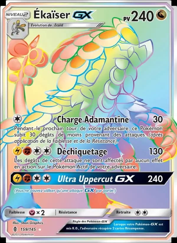 Carte Pokémon Ékaïser GX #159 — Gardiens Ascendants