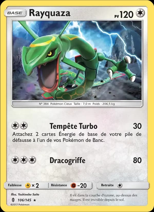 Carte Pokémon Rayquaza #106 — Gardiens Ascendants