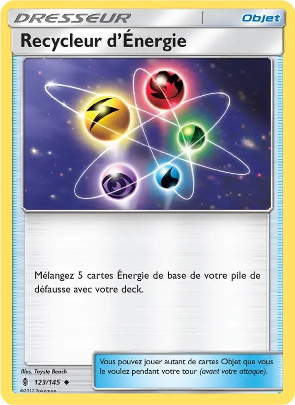Carte Pokémon Recycleur d’Énergie #123 — Gardiens Ascendants