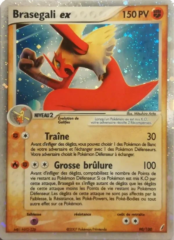 Carte Pokémon Brasegali ex #90 — Gardiens de Cristal