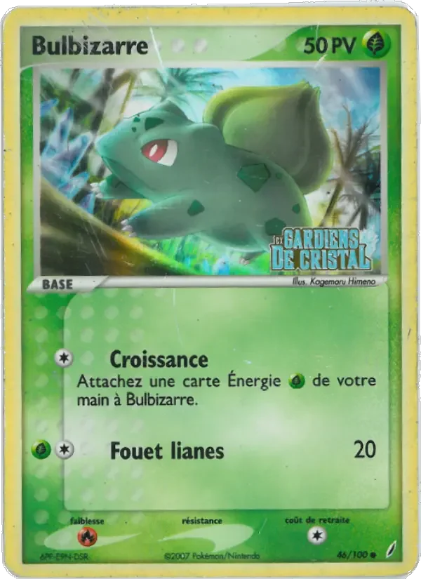 Carte Pokémon Bulbizarre #46 — Gardiens de Cristal