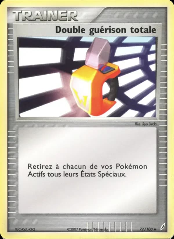 Carte Pokémon Double guérison totale #77 — Gardiens de Cristal