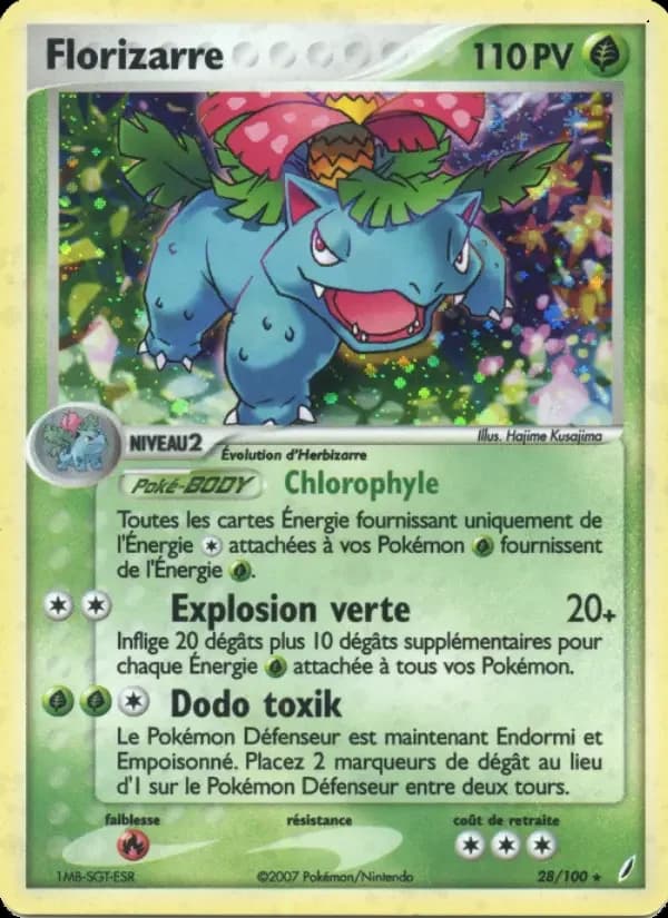 Carte Pokémon Florizarre #28 — Gardiens de Cristal