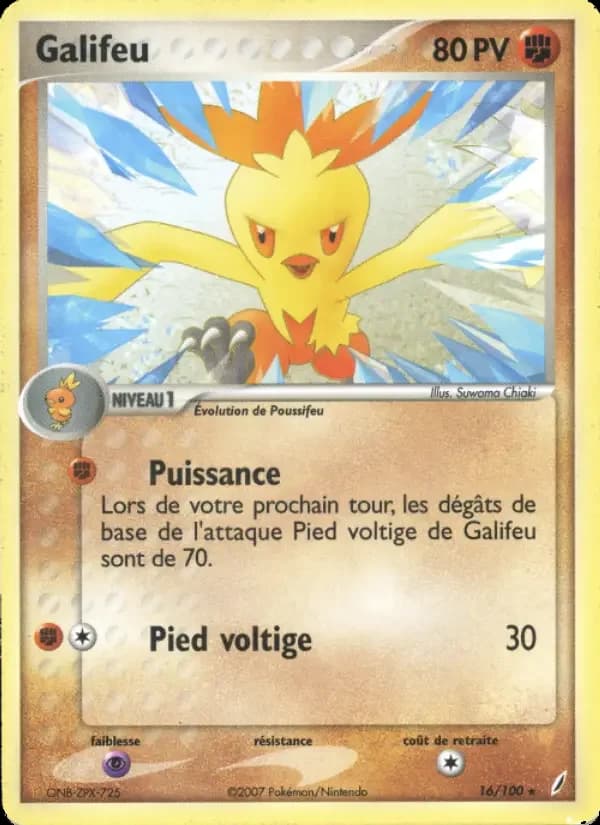 Carte Pokémon Galifeu #16 — Gardiens de Cristal