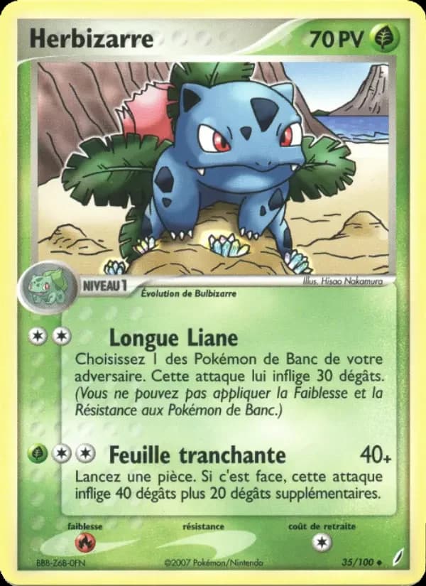 Carte Pokémon Herbizarre #35 — Gardiens de Cristal