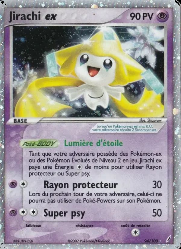 Carte Pokémon Jirachi ex #94 — Gardiens de Cristal