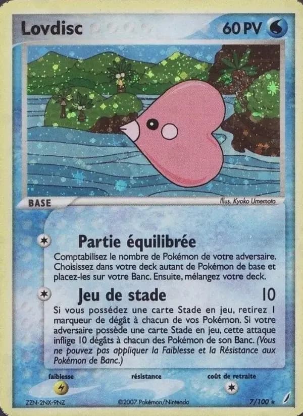Carte Pokémon Lovdisc #7 — Gardiens de Cristal
