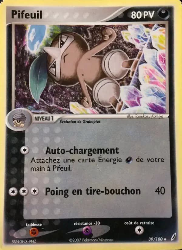 Carte Pokémon Pifeuil #39 — Gardiens de Cristal