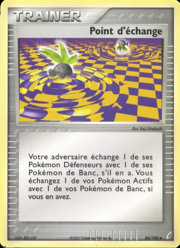 Carte Pokémon Point d'échange #84 — Gardiens de Cristal