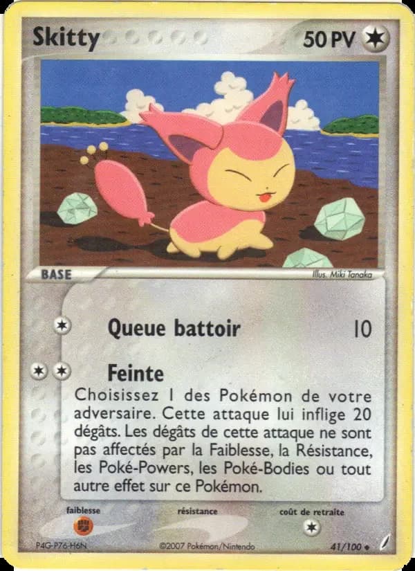 Carte Pokémon Skitty #41 — Gardiens de Cristal