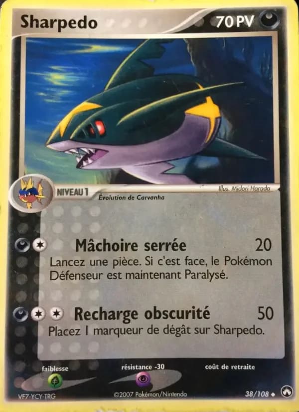 Carte Pokémon Sharpedo #38 — Gardiens du Pouvoir