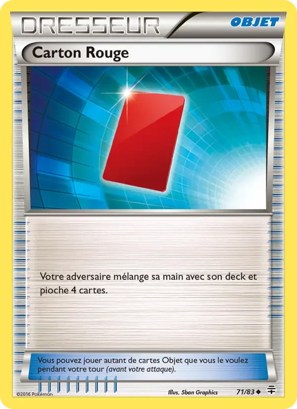 Carte Pokémon Carton Rouge #71 — Générations