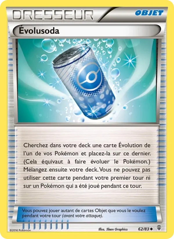 Carte Pokémon Évolusoda #62 — Générations