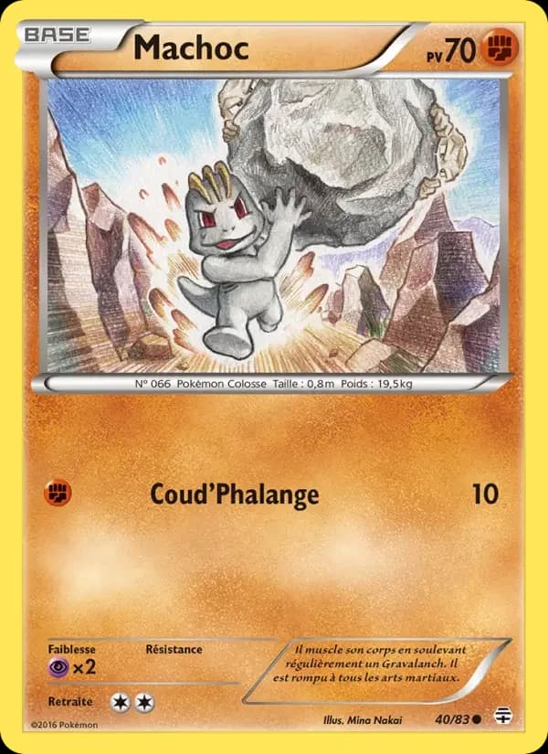 Carte Pokémon Machoc #40 — Générations