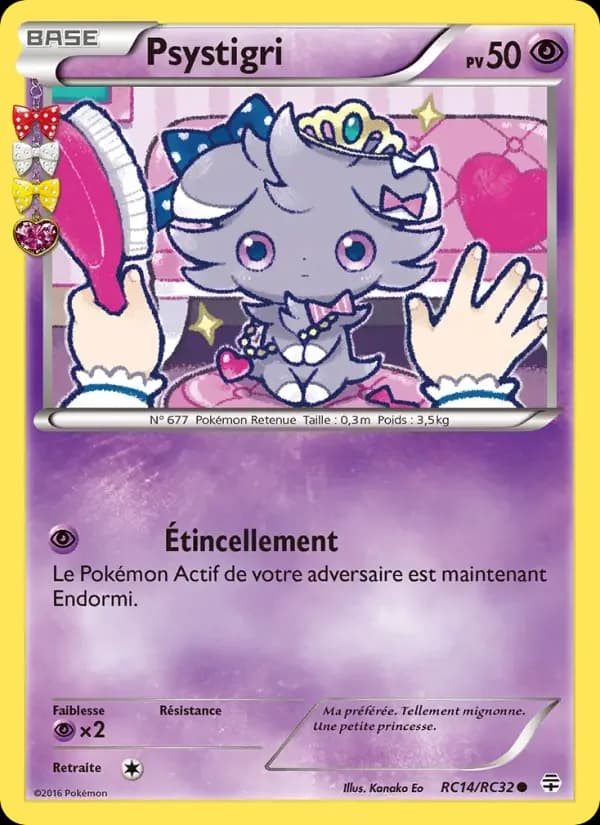 Carte Pokémon Psystigri #RC14 — Générations
