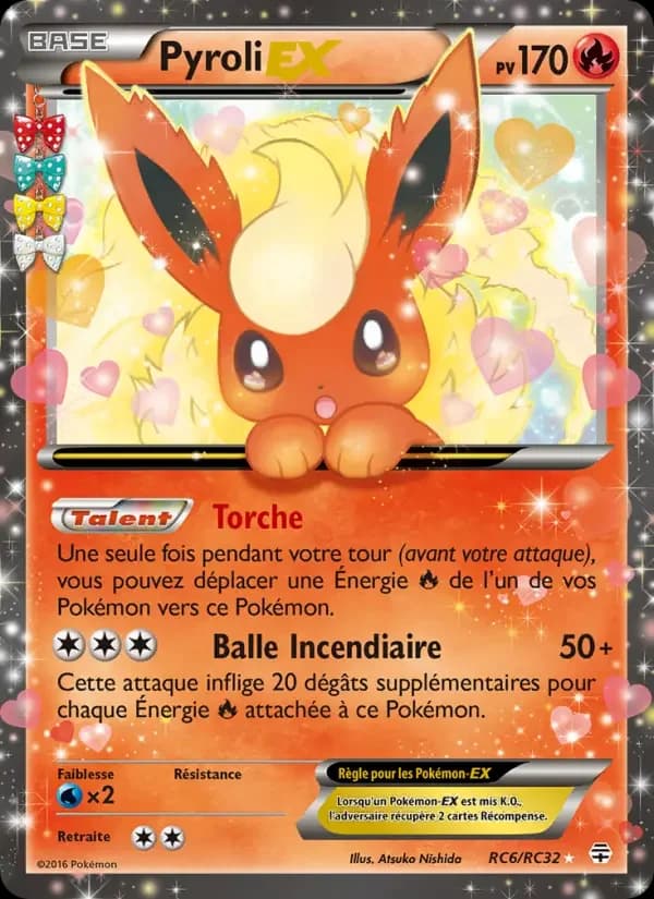 Carte Pokémon Pyroli-EX #RC6 — Générations