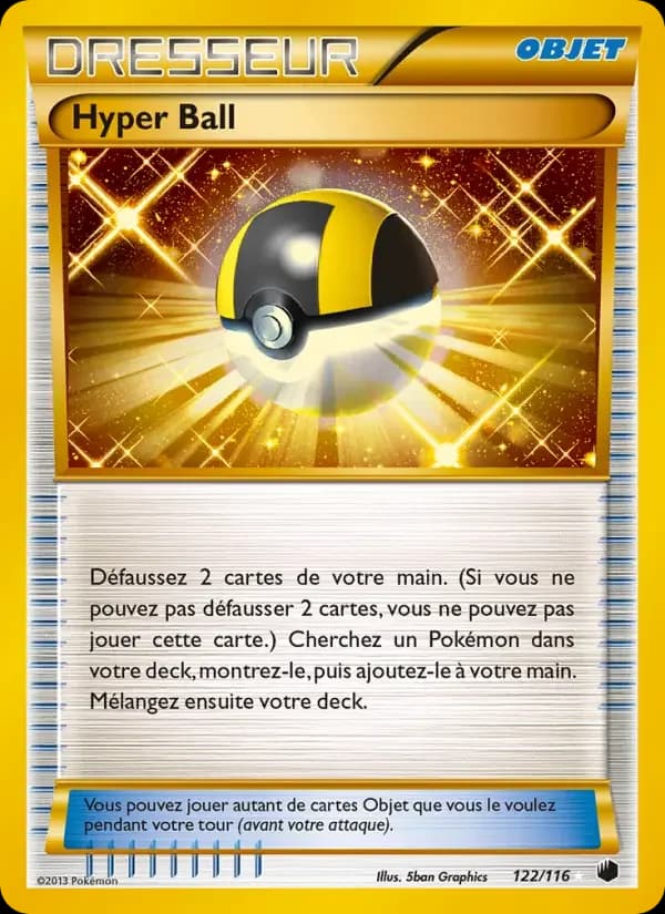 Carte Pokémon Hyper Ball #122 — Glaciation Plasma