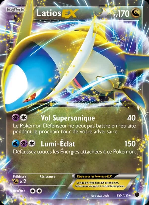 Carte Pokémon Latios-EX #86 — Glaciation Plasma