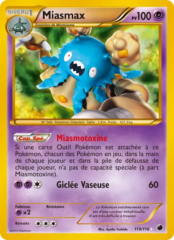 Carte Pokémon Miasmax #119 — Glaciation Plasma