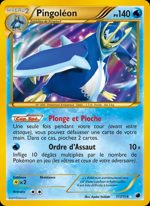 Carte Pokémon Pingoléon #117 — Glaciation Plasma