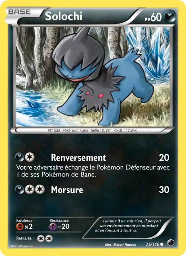 Carte Pokémon Solochi #75 — Glaciation Plasma