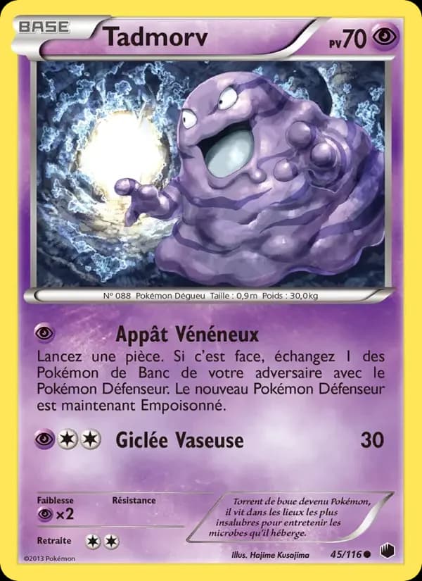 Carte Pokémon Tadmorv #45 — Glaciation Plasma
