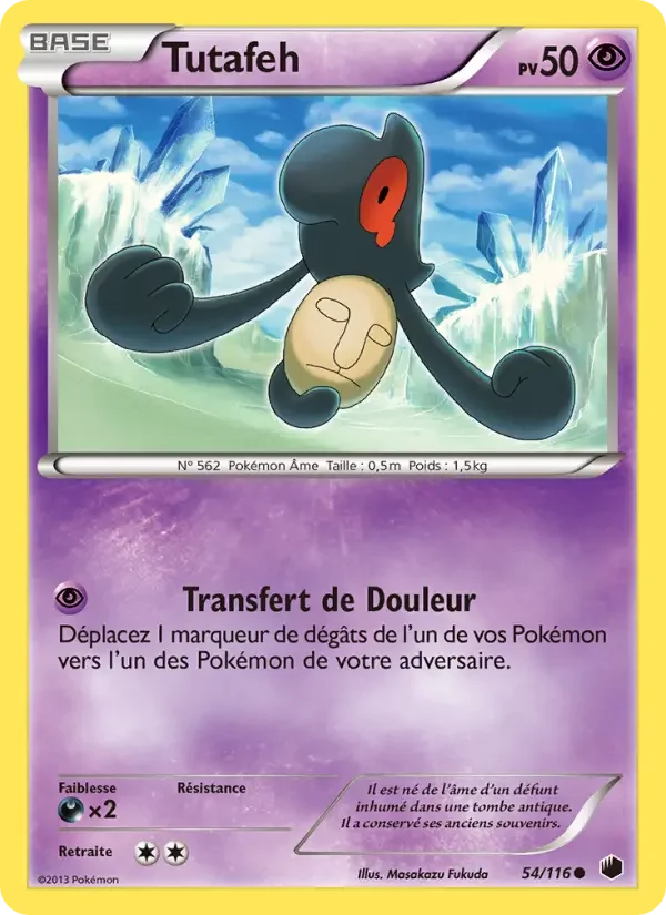 Carte Pokémon Tutafeh #54 — Glaciation Plasma