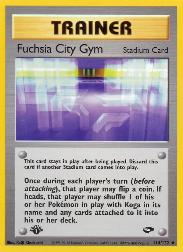 Carte Pokémon Fuchsia City Gym #114 — Gym Challenge