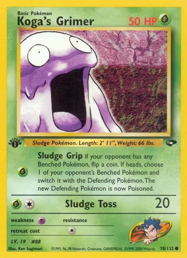 Carte Pokémon Koga's Tadmorv #78 — Gym Challenge