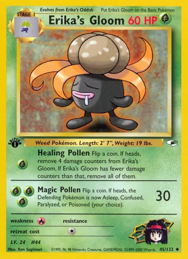 Carte Pokémon Erika's Ortide #45 — Gym Heroes