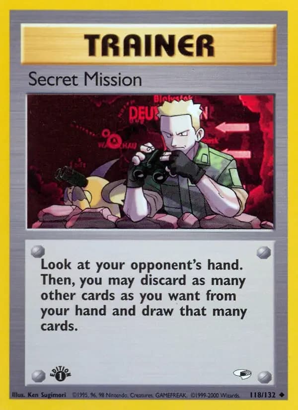 Carte Pokémon Secret Mission #118 — Gym Heroes