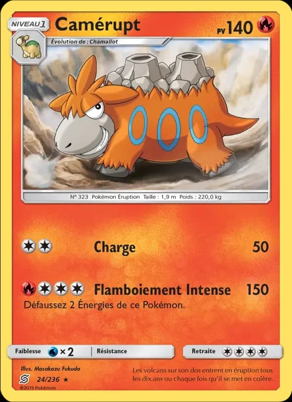 Carte Pokémon Camérupt #24 — Harmonie des Esprits