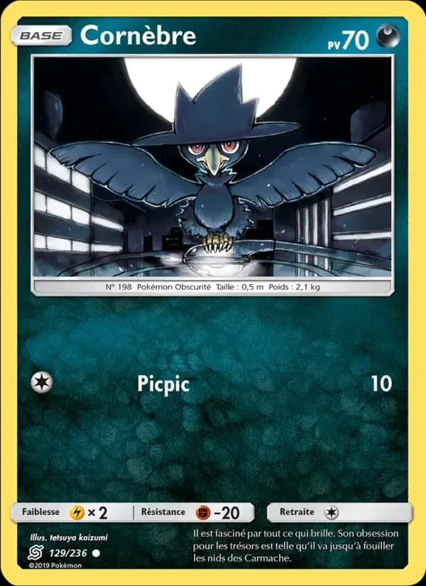 Carte Pokémon Cornèbre #129 — Harmonie des Esprits