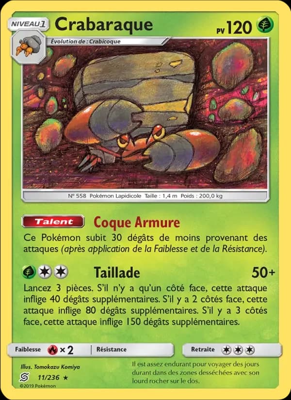 Carte Pokémon Crabaraque #11 — Harmonie des Esprits