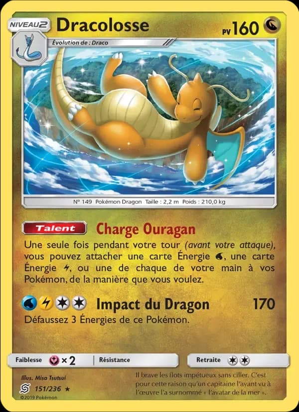 Carte Pokémon Dracolosse #151 — Harmonie des Esprits