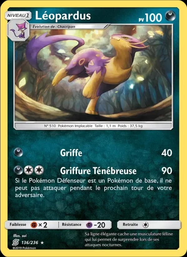 Carte Pokémon Léopardus #136 — Harmonie des Esprits