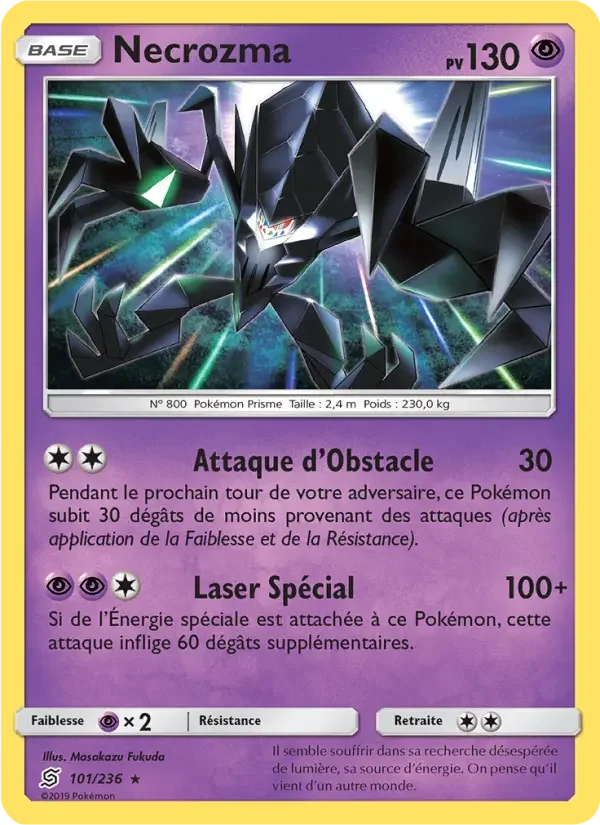 Carte Pokémon Necrozma #101 — Harmonie des Esprits
