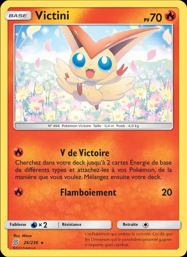 Carte Pokémon Victini #26 — Harmonie des Esprits