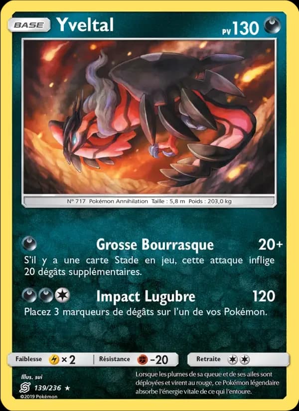 Carte Pokémon Yveltal #139 — Harmonie des Esprits