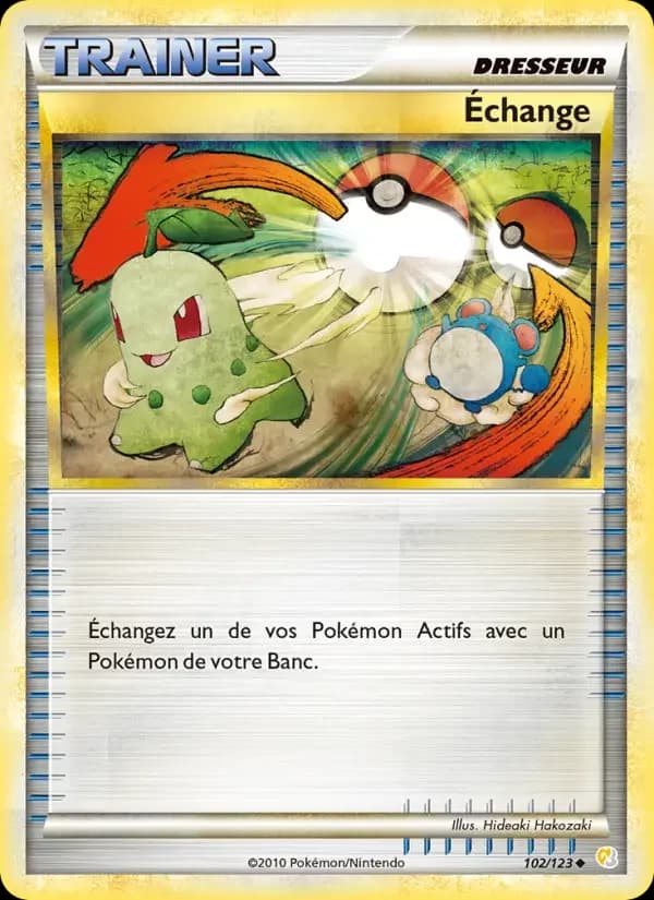 Carte Pokémon Échange #102 — HeartGold SoulSilver