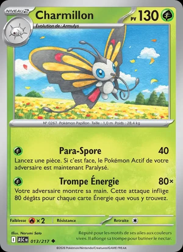 Carte Pokémon Charmillon #013 — Héros Transcendants