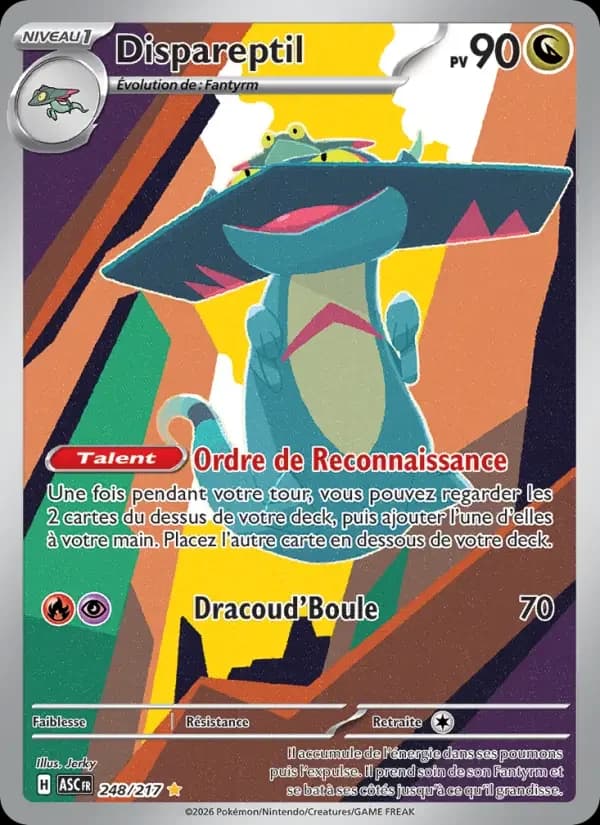 Carte Pokémon Dispareptil #248 — Héros Transcendants